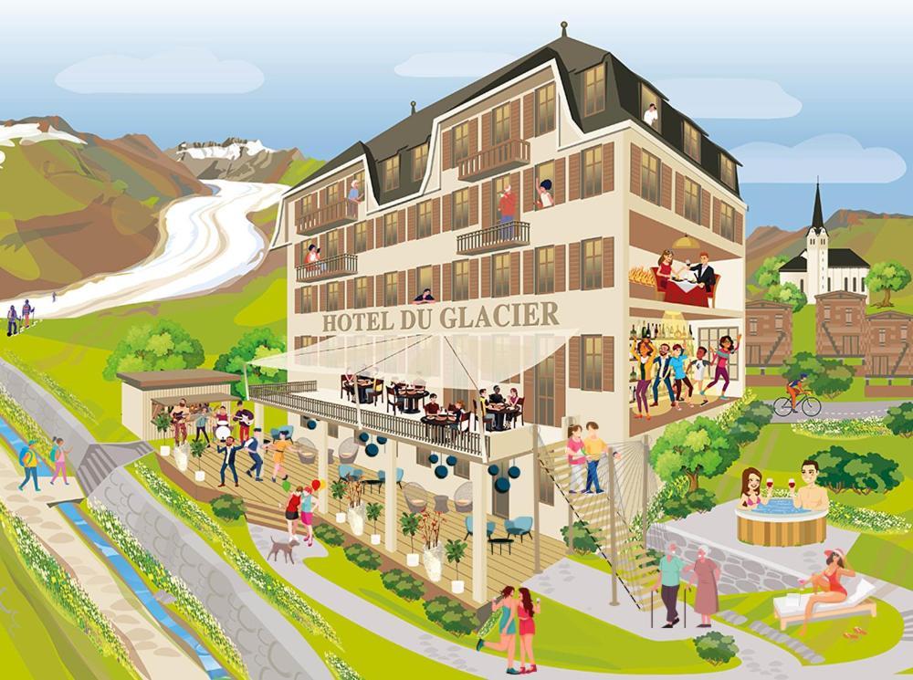 Du Glacier Boutique & Traditions Hotel Fiesch Luaran gambar